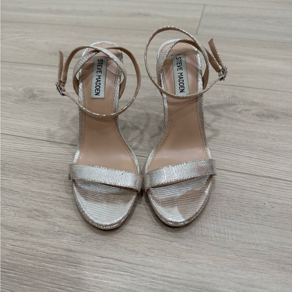 Steve Madden Women's Gold Heels